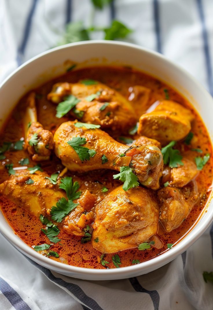  Kerala Chicken Curry (bone)   with rice